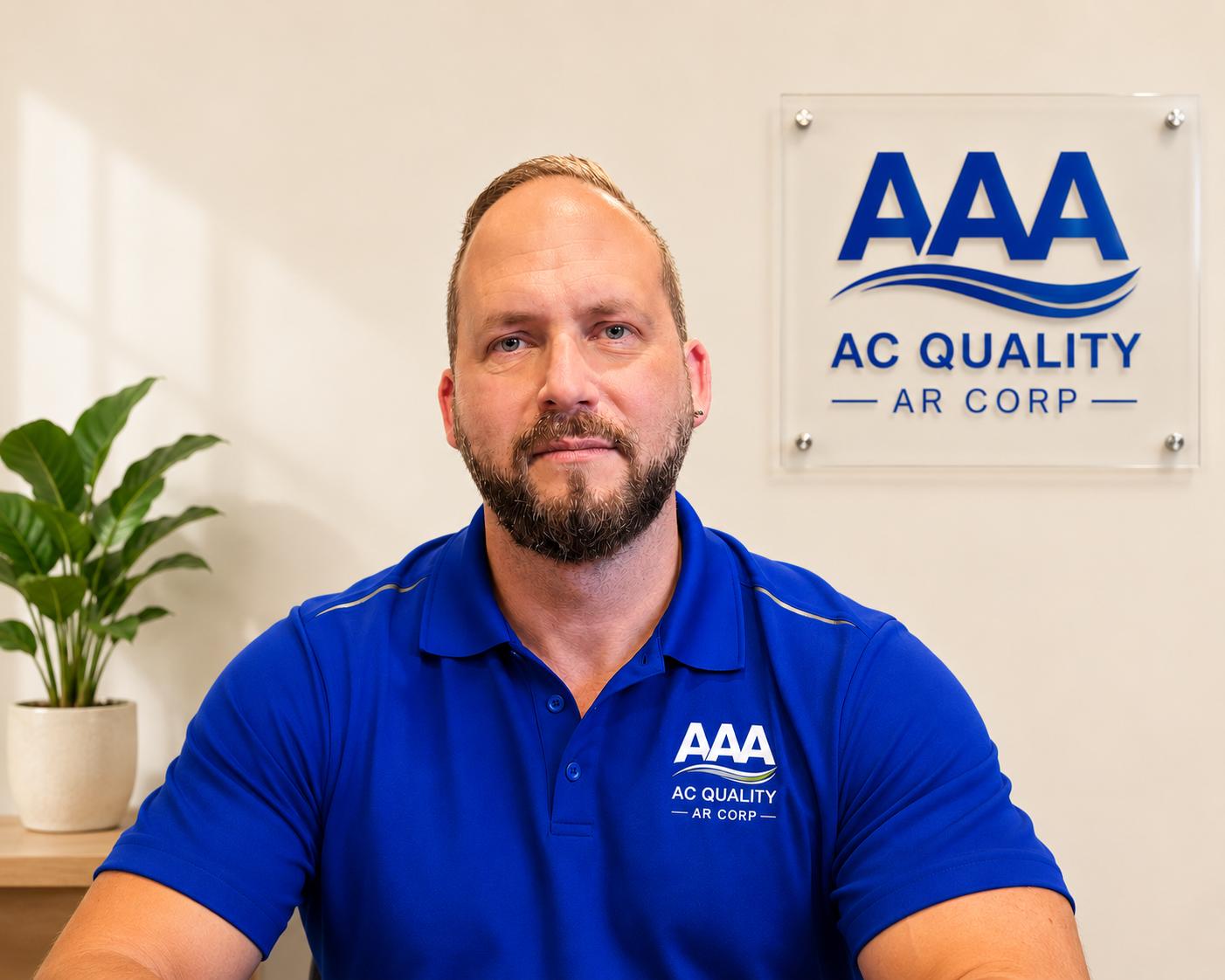 Owner of AAA AC Quality AR Corp in the company office