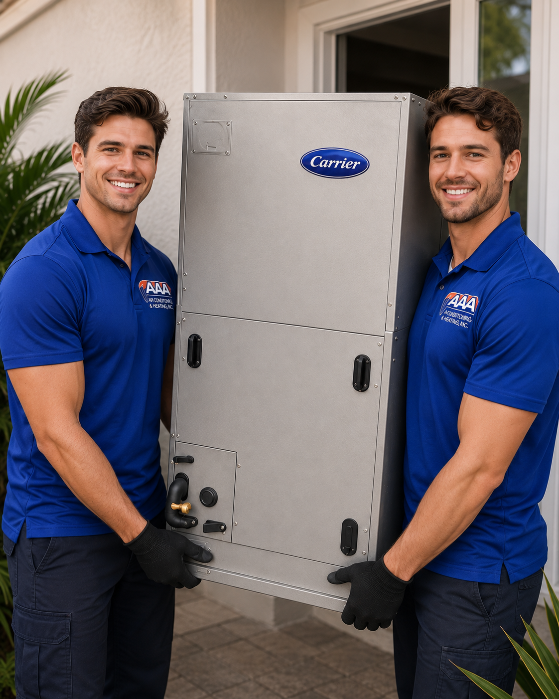 AAA AC Quality HVAC installation team